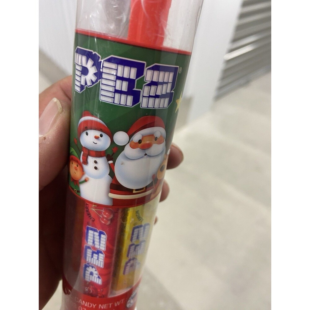 PEZ DISPENSER--CHRISTMAS SANTA CLAUS - MINT in Plastic Tube